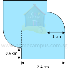 find perimeter of shaded part